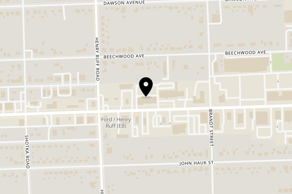 Map showing the location of Pastaloni on 30094 Ford Rd in Garden City