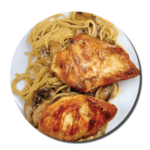 Chicken cutlet al Fungi